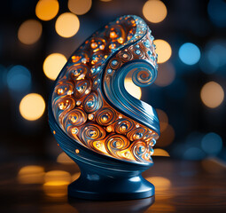  Abstrakte Formen, Futuristisches Design, Farbige Muster, Wellenmuster