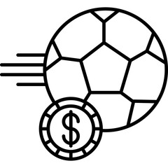 Fototapeta premium Football Icon