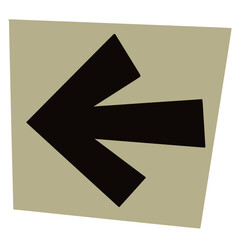 paper style ransom note symbol arrow