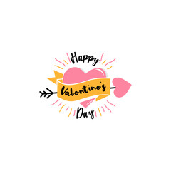 Heart Touching Collection for Valentine's Day background with heart pattern and typography of happy valentines day text . Vector illustration. Wallpaper, flyers, invitation, posters, brochure, banners