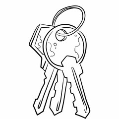 hand holding keys