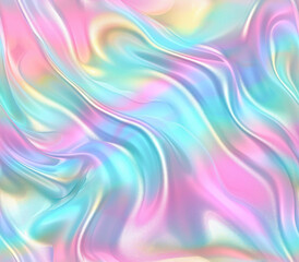 Abstract pink and blue, holographic background