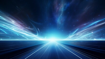 Fototapeta na wymiar Vibrant interstellar journey: abstract new age space background with intergalactic highway, perfect for space travel concepts