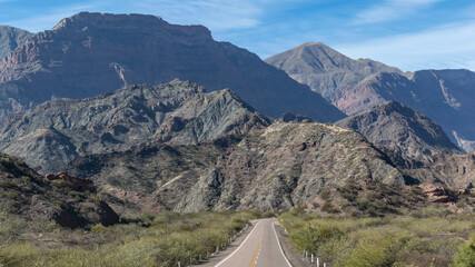Ruta de Jujuy, o Salta. Argentina.