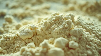 Generative AI, Whey protein powder, sports nutrition, banner with copy space 