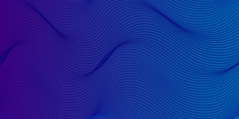 Beautiful Abstract line Wave Futuristic Background. Shiny moving lines design element Vector geometric background. Modern stylish texture Blue digital waves background data, technology, web banner.