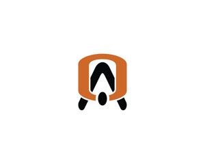 AO OA LOGO DESIGN VECTOR TEMPLATE