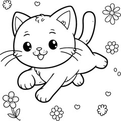 Cute Cat Illustration: High-Quality Design Elements for Your Creative Projects