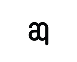 AQ LOGO DESIGN VECTOR TEMPLATE