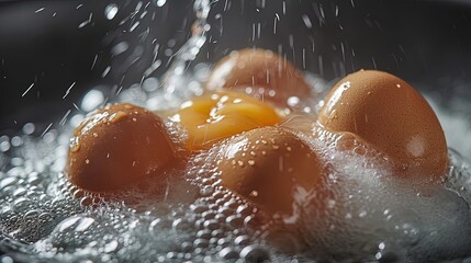 Boiling Eggs in Water