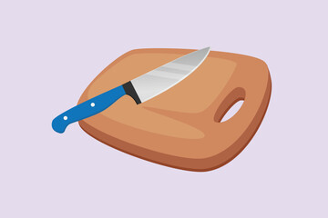 Kitchen utensils. Home Equipment concept. Colored flat vector illustration isolated.