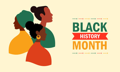 Black History Month Concept. Vector Illustration of African-American History Month