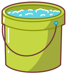 bucket with water