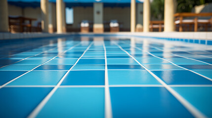 Obraz premium swimming pool in the hotel