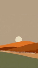 Wallpaper Minimalist with Space for Text, Suitable for smartphone wallpaper or background for writing quotes