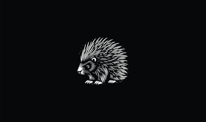porcupine, porcupine art, porcupine logo design