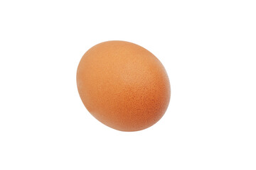 brown chicken eggs, nutritional food isolate on transparent background, element for design