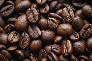 brown coffee beans background 