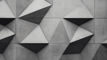 Contemporary concrete abstraction: textured modern architecture background - obrazy, fototapety, plakaty