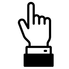 pointing hand gesture