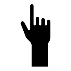 pointing hand gesture