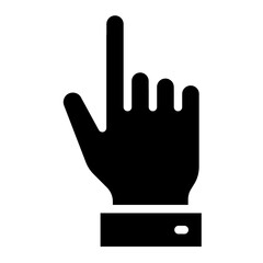 pointing hand gesture