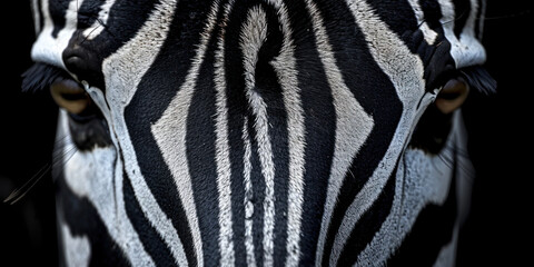 close up of a zebra animal 