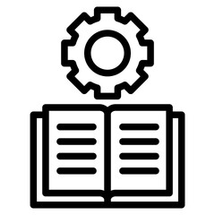 Fototapeta premium Gear book