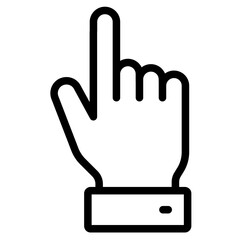 pointing hand gesture