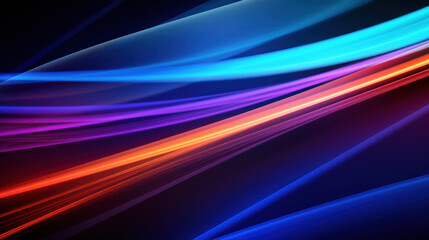 Colourful neon lines abstract digital background 