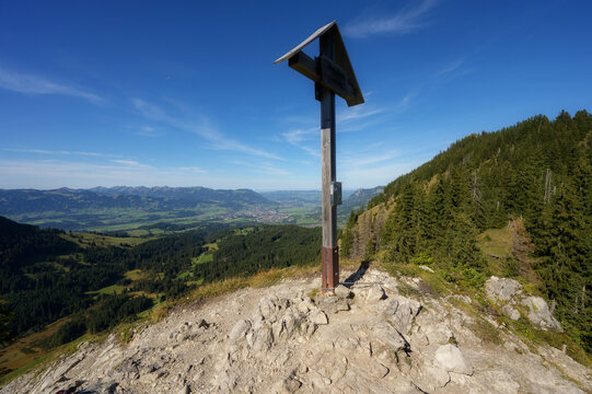 Berglandschaft in der N&auml;he von Bad Hindelang. Strausberg.