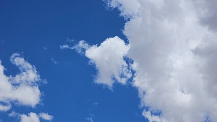 blue sky with clouds