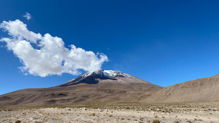 Salar de Uyuni, Bolivia - January 25, 2020 - Photo of a beautiful landscape in the salar de uyuni...