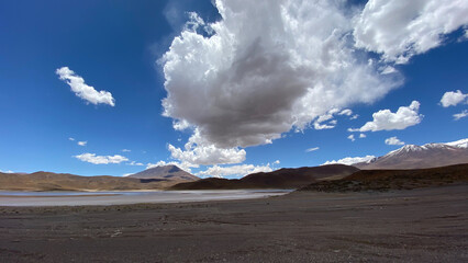 Salar de Uyuni, Bolivia - January 25, 2020 - Photo of a beautiful landscape in the salar de uyuni...