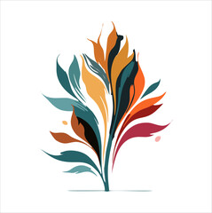 abstract floral design