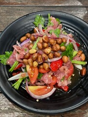 meat with vegetables