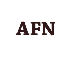 AFN LOGO DESIGN VECTOR TEMPLATE