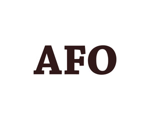 AFO LOGO DESIGN VECTOR TEMPLATE