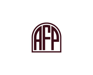 Fototapeta premium AFP LOGO DESIGN VECTOR TEMPLATE