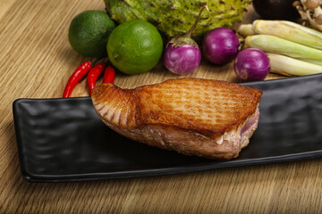 Roasted fresh delicous Tuna steak