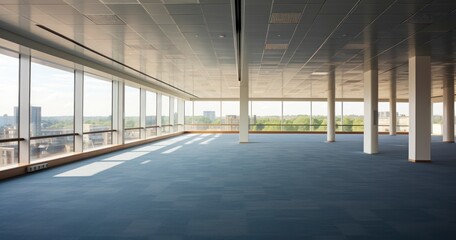 Obraz premium Silent Halls - Empty office building
