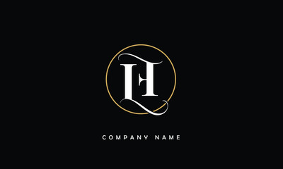 LF, FL, L, F Abstract Letters Logo Monogram