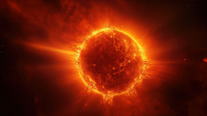 Obraz na płótnie Canvas Solar System - Eclipse of the Sun
