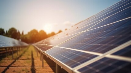 Close-up of solar cell, installing solar cell farm power plant eco technology. Solar cell panels in a photovoltaic power plant. Concept work of sustainable resources hands worker installing solar cell
