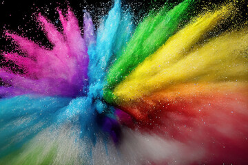 Explosion de couleurs. - 709926678