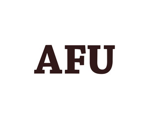 AFU LOGO DESIGN VECTOR TEMPLATE
