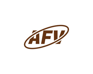 AFV LOGO DESIGN VECTOR TEMPLATE
