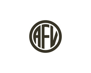 AFV LOGO DESIGN VECTOR TEMPLATE