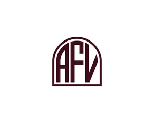 AFV LOGO DESIGN VECTOR TEMPLATE