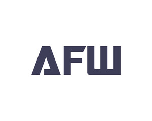 AFW LOGO DESIGN VECTOR TEMPLATE